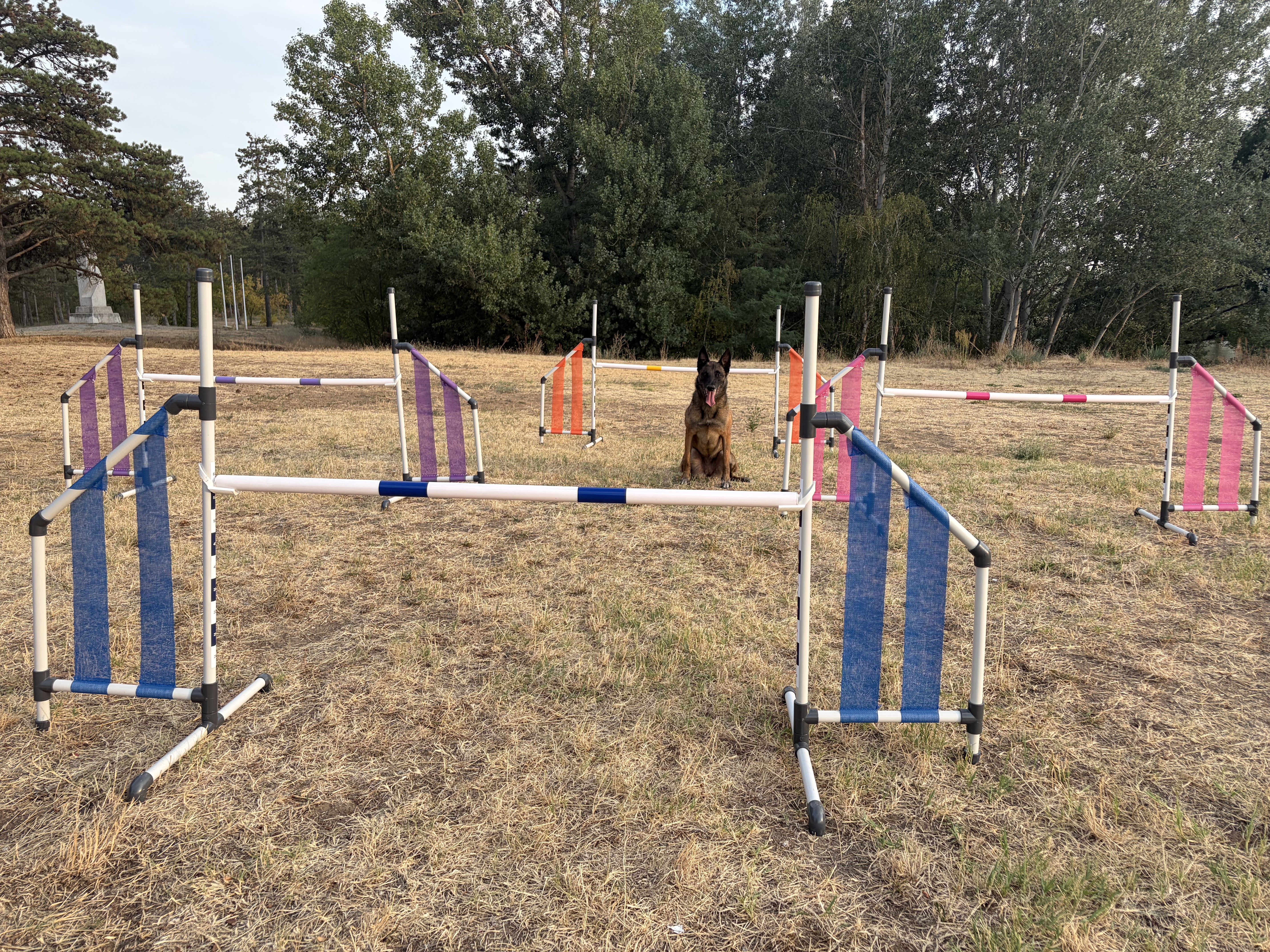 PVC Plastic jump with mesh