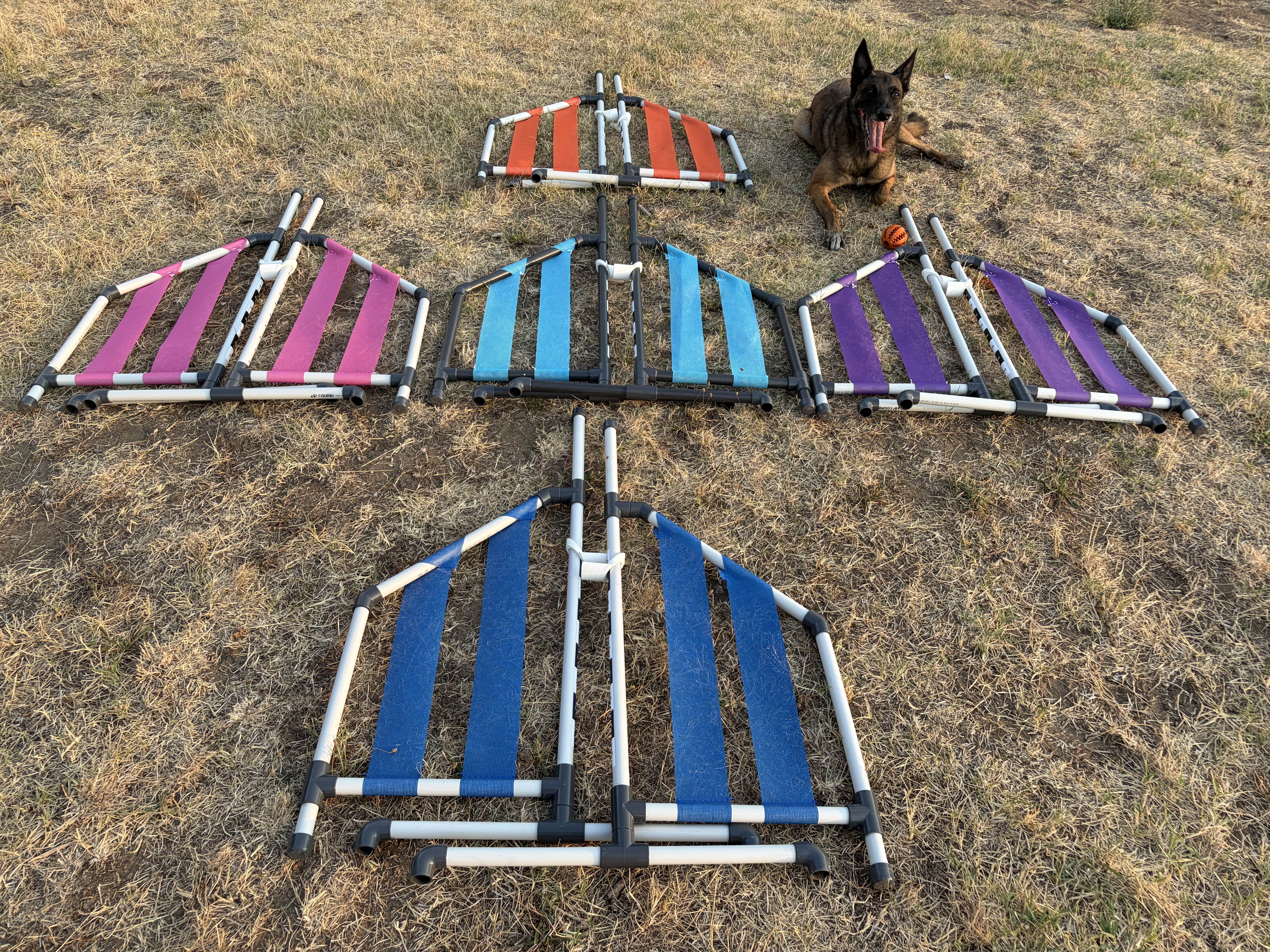 PVC Plastic jump with mesh