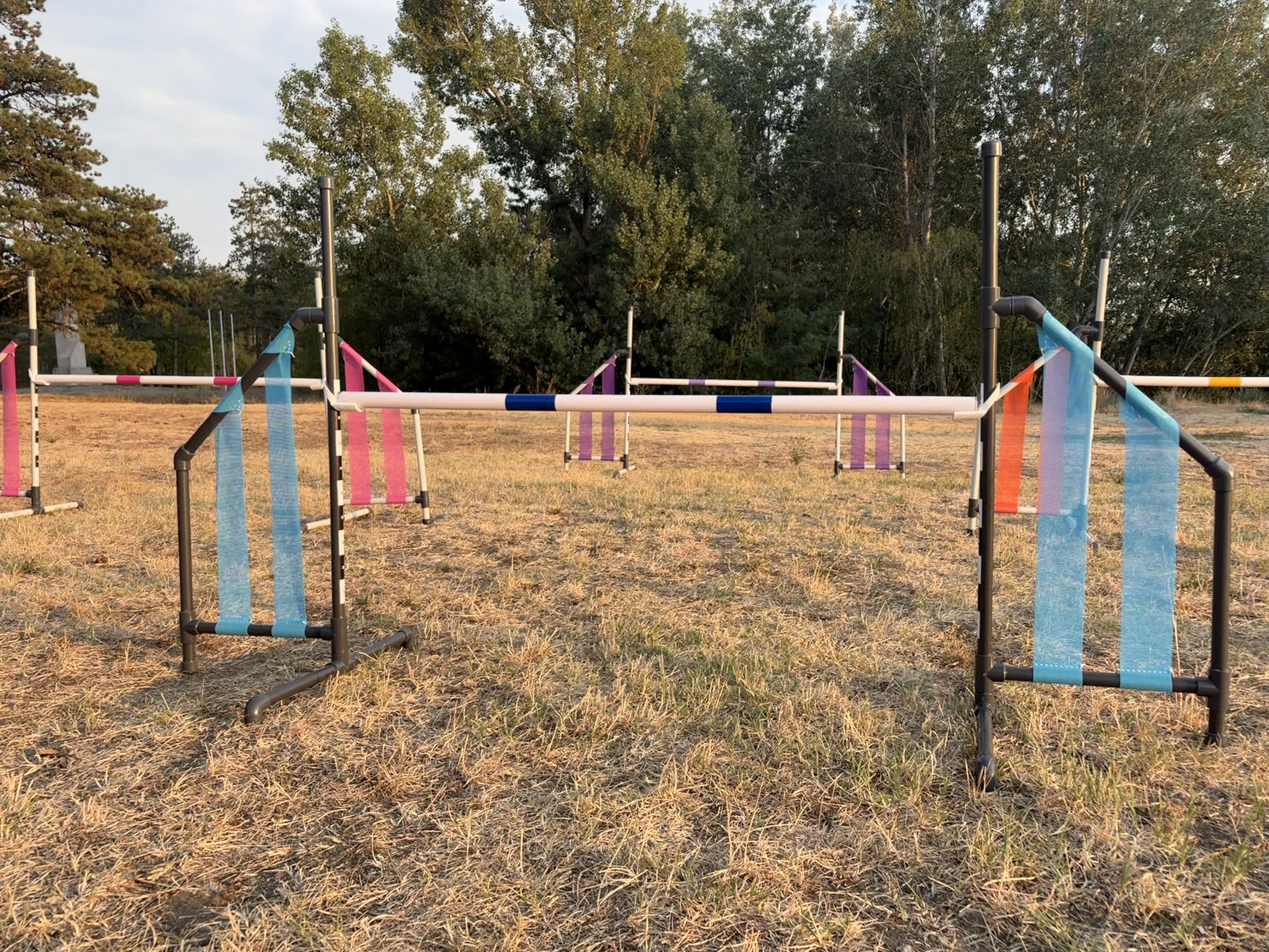 PVC Plastic jump with mesh
